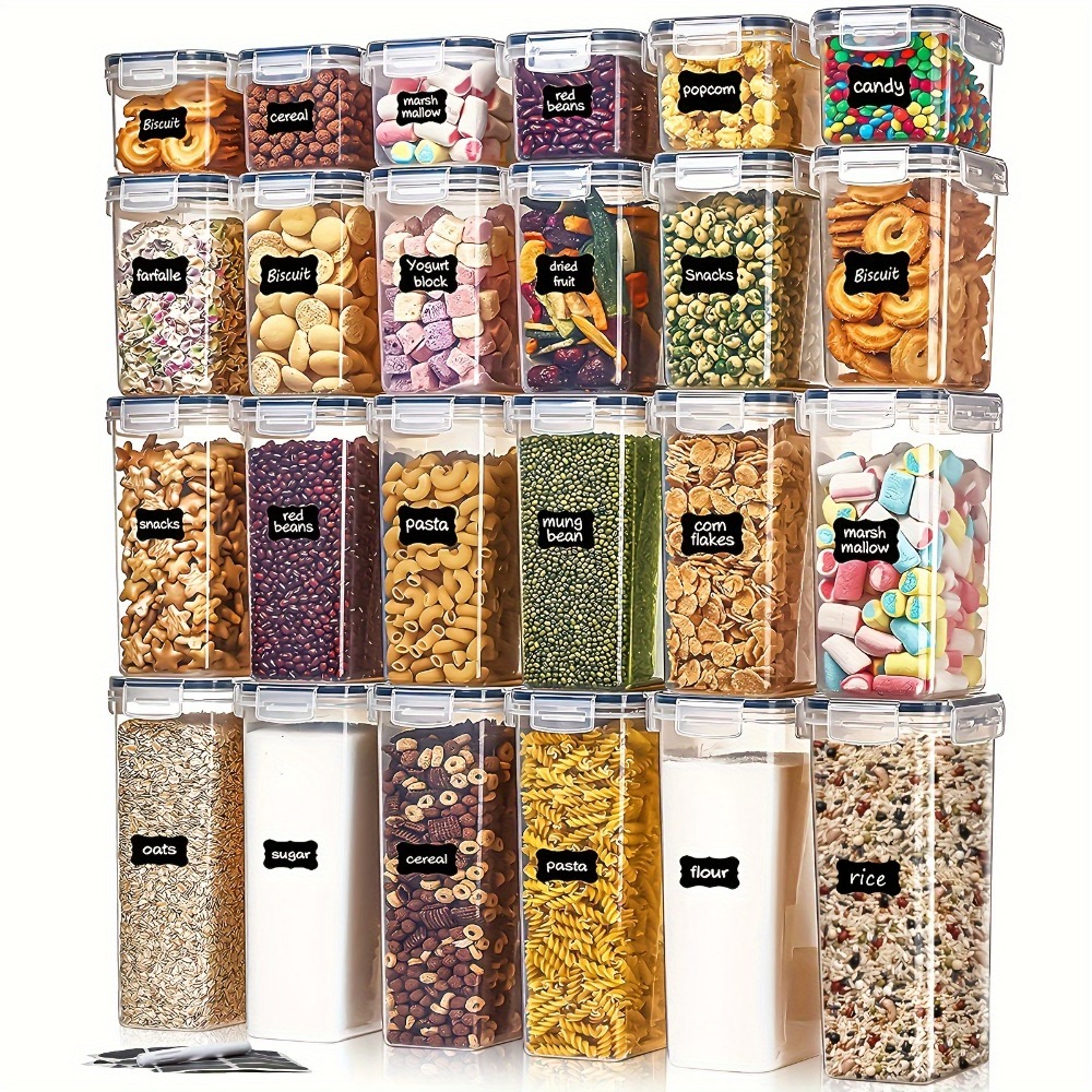 Quality Kitchen Gadgets - 24Pcs Food Storage Containers 12 Boxes