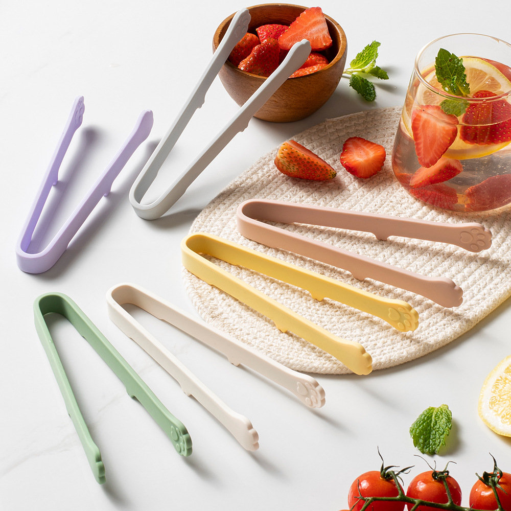 Quality Kitchen Gadgets - Cute Cat Paw Silicone Food Tongs