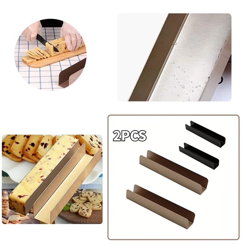 Quality Kitchen Gadgets - U-Shaped Non-Stick Biscuit Mould Rectangular Bread