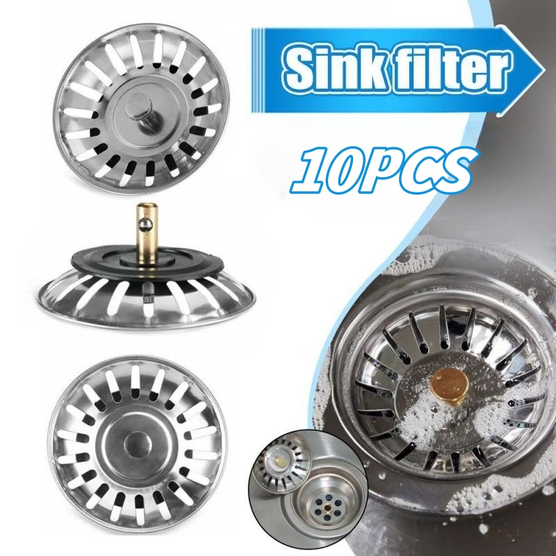 Kitchen Gadgets Gift - 80MM Bathroom Sink Strainer Stainless Steel