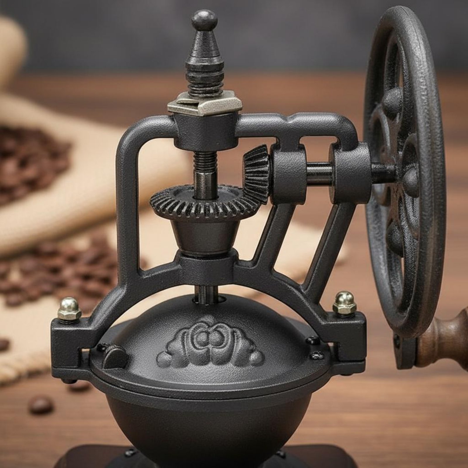 Manual Amusement Wheel Coffee  - đánh giá và giá Kitchen Gadgets Vintage