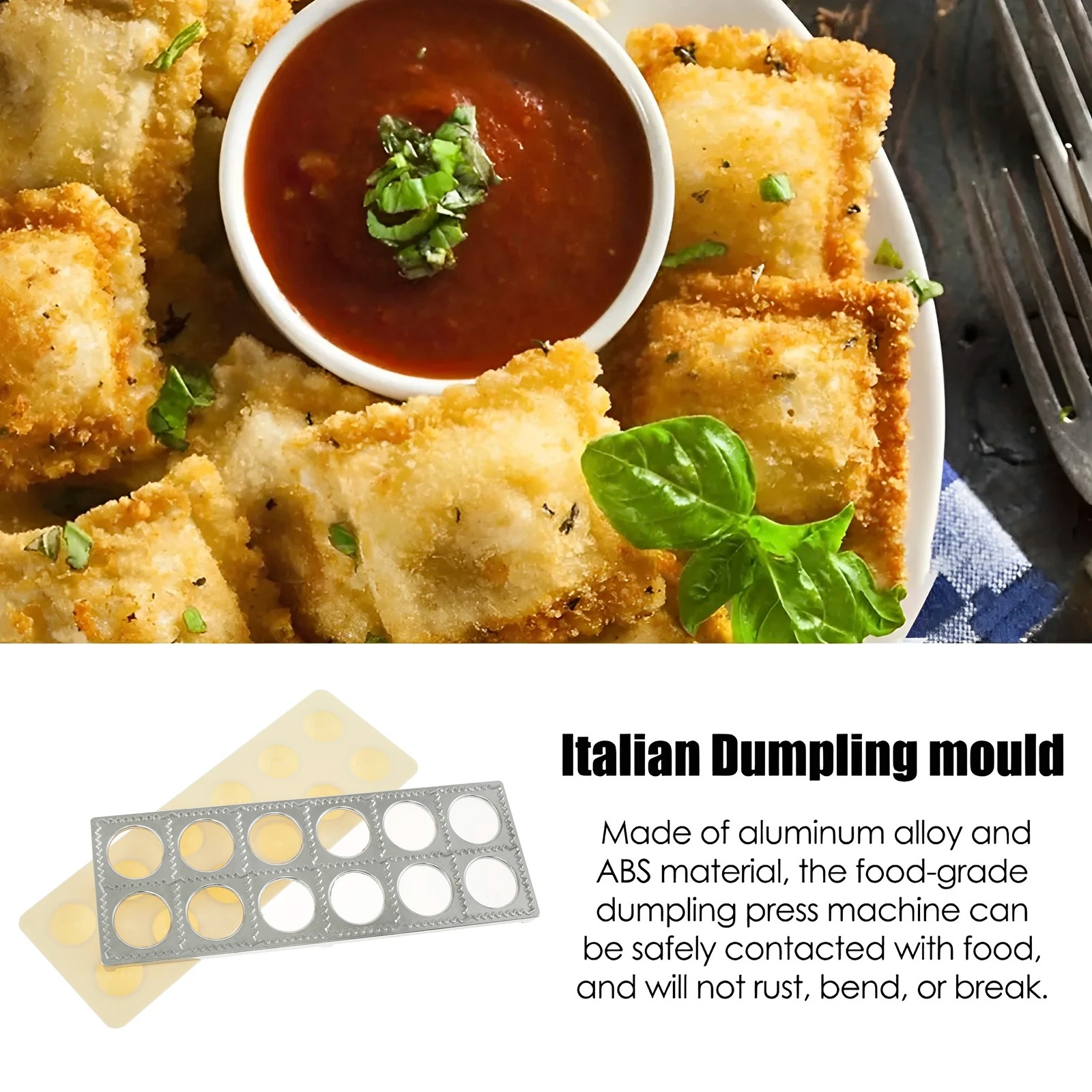 Dumpling Mold 12 Holes Ravioli - đánh giá và giá Quality Kitchen Gadgets
