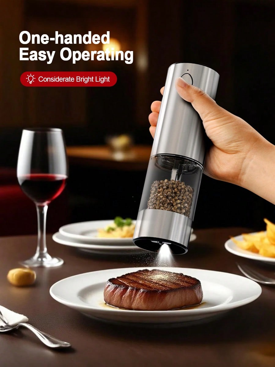 2-Piece Electric Salt Pepper G - đánh giá và giá Kitchen Gadgets Gift Ideas