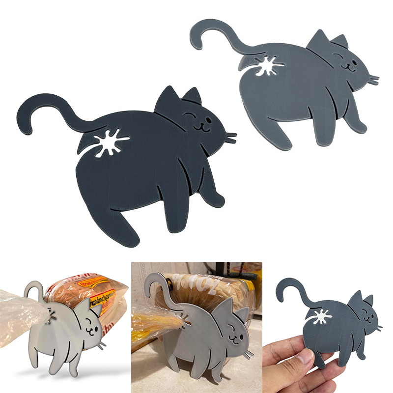 2pcs Funny Cat Butt Bag Clip,  - đánh giá và giá Funny Kitchen Gadgets Gifts