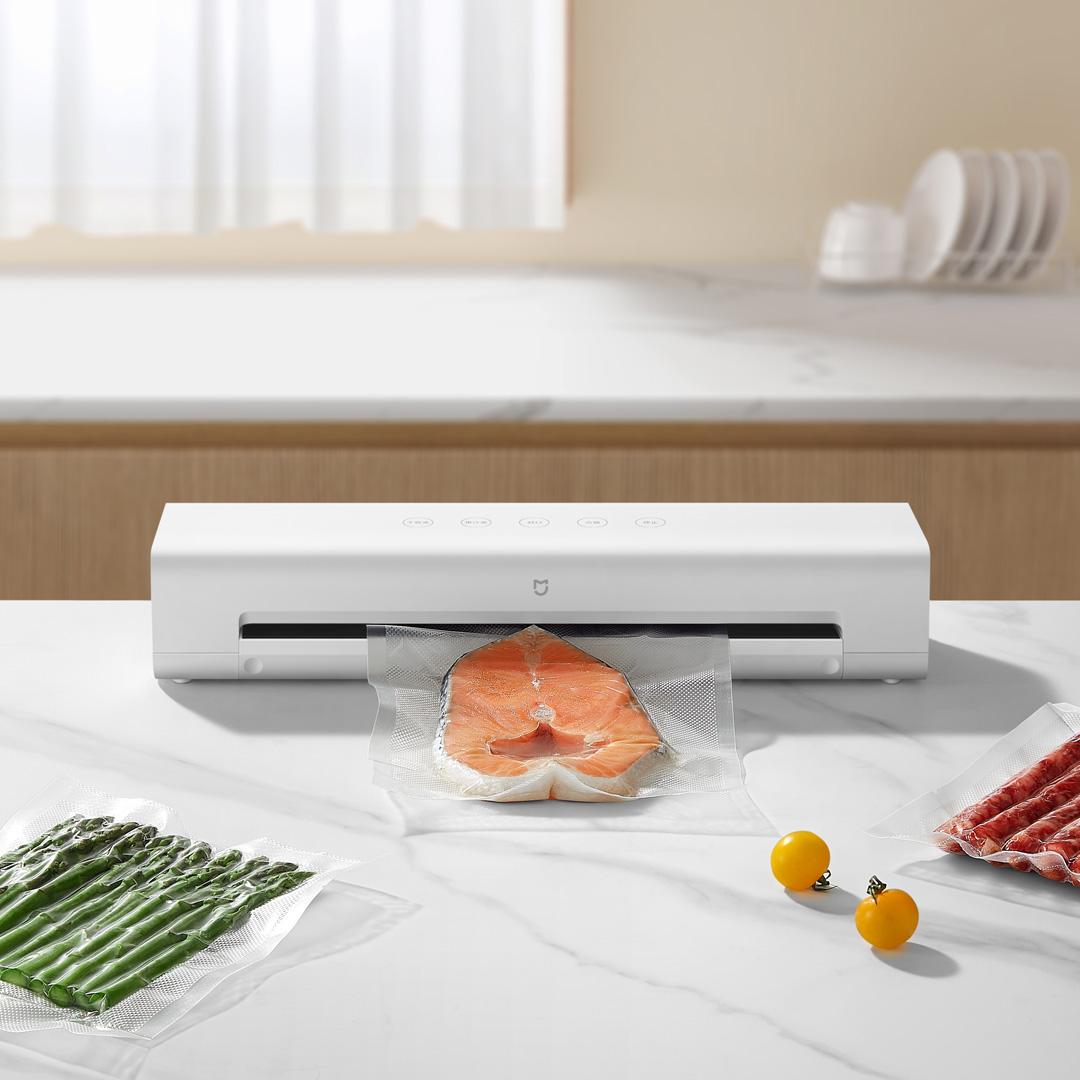 Xiaomi Mijia Smart Vacuum Food - đánh giá và giá Xiaomi Kitchen Gadgets