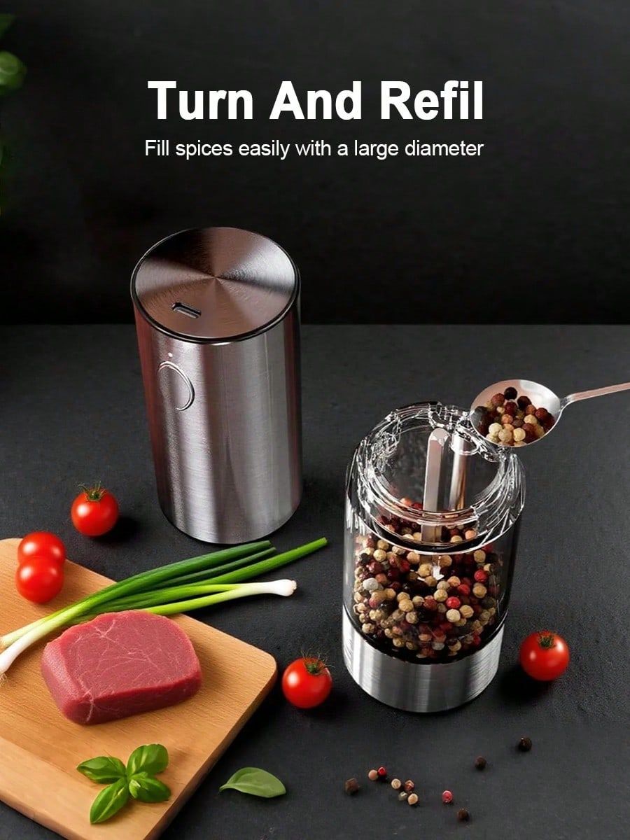 2-Piece Electric Salt Pepper G - đánh giá và giá Kitchen Gadgets Gift Ideas