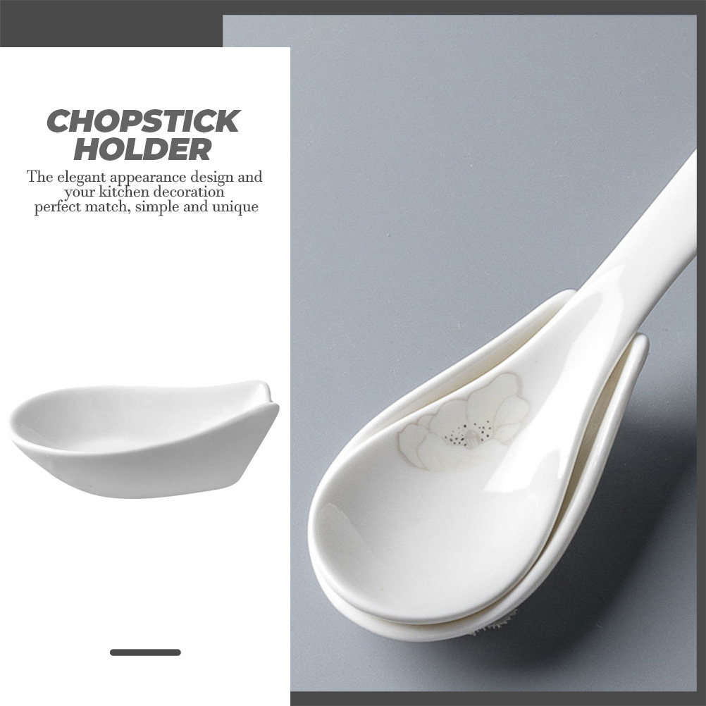 4Pcs Ceramic Spoon Rest Spoon  - đánh giá và giá Kitchen Gadgets You Must Have