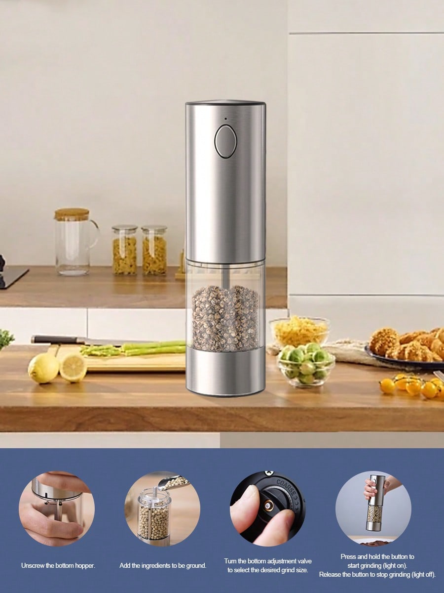 2-Piece Electric Salt Pepper G - đánh giá và giá Kitchen Gadgets Gift Ideas