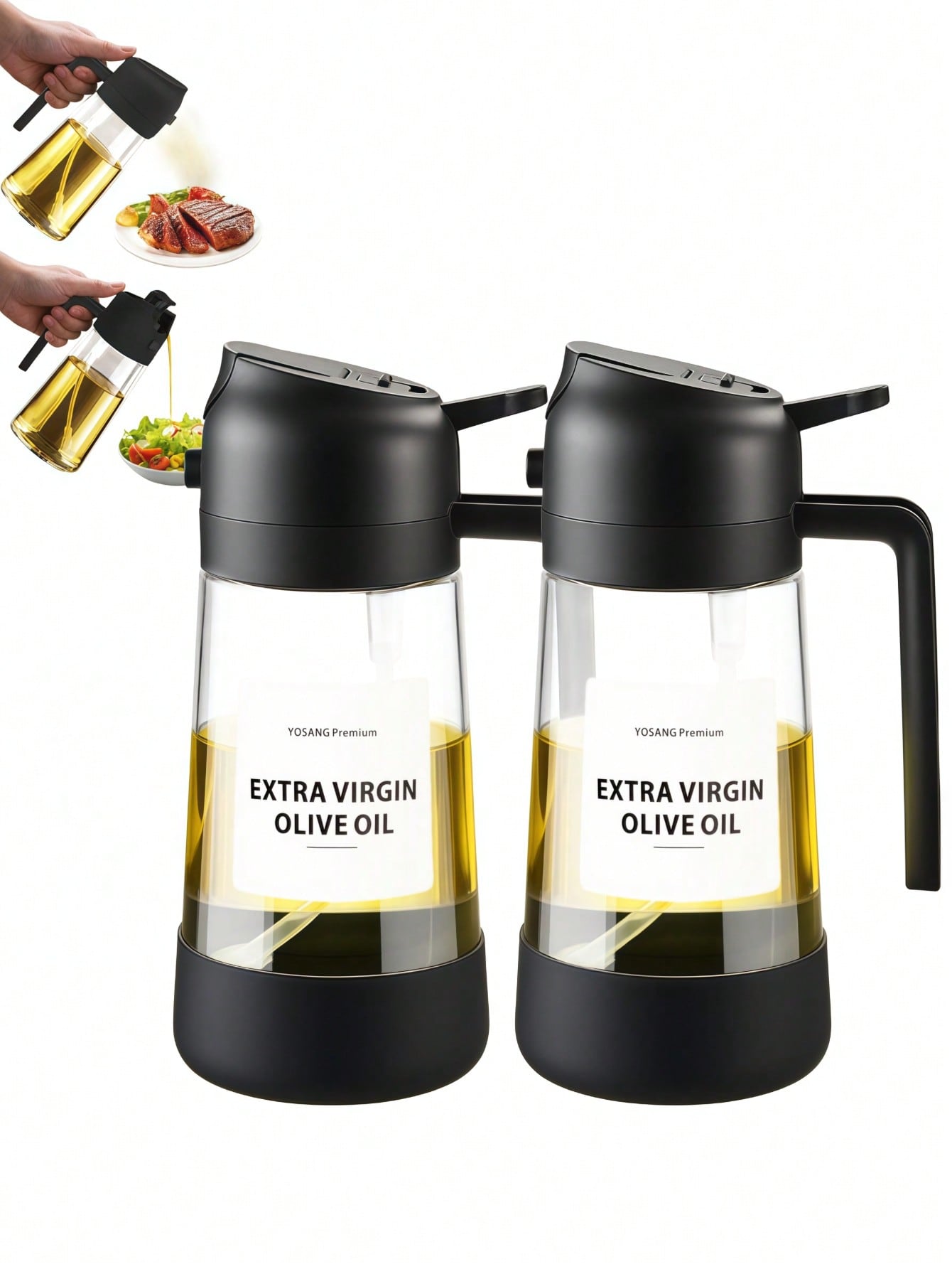 2PCS 2-In-1 Oil Sprayer & Pour - đánh giá và giá Kitchen Gadgets You Must Have