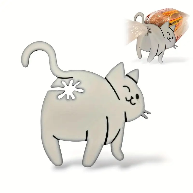 2pcs Funny Cat Butt Bag Clip,  - đánh giá và giá Funny Kitchen Gadgets Gifts